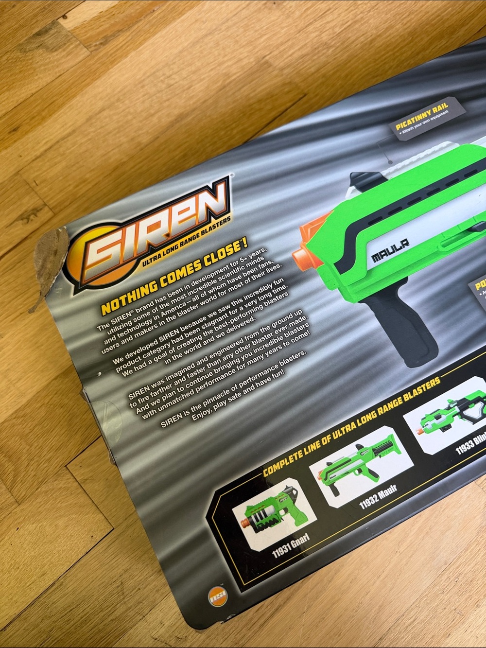 NIB Siren Maulr Bolt Blaster Toy - Picture 5 of 11